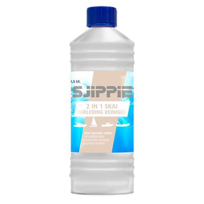 Sjippie skai bekleding 2in1 reiniger / fles 0,5ltr